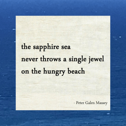 On The Hungry Beach - Jamaica Haiku Peter Massey