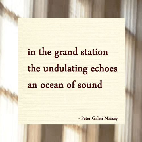 Haiku Peter Galen Massey An Ocean of Sound