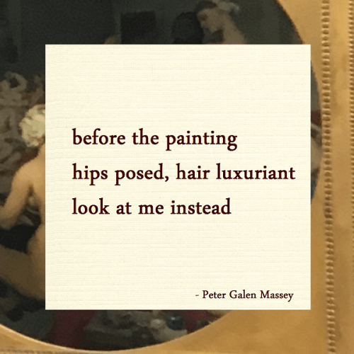 Haiku Peter Galen Massey Look At Me Instead